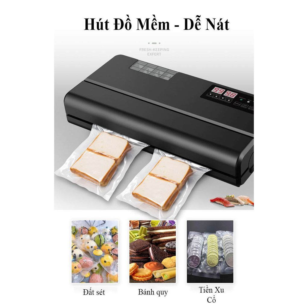 Máy hút chân không Shineye P400 Không kén túi - hút mọi bao bì, sử dụng liên tục 24h, đường hàn 40cm