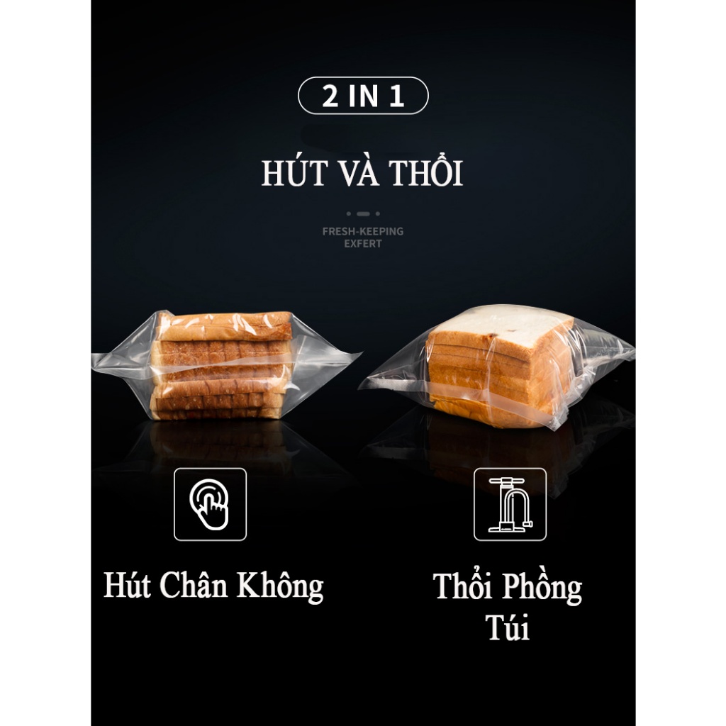Máy hút chân không Shineye P400 Không kén túi - hút mọi bao bì, sử dụng liên tục 24h, đường hàn 40cm