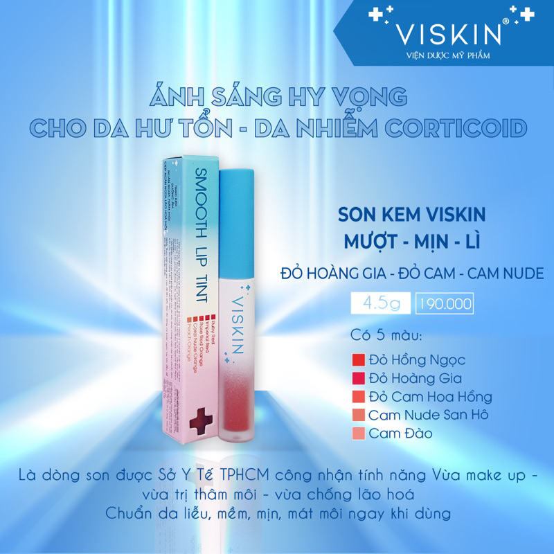 Ảnh Son kem VISKIN - 4.5g [CHÍNH HÃNG] 1