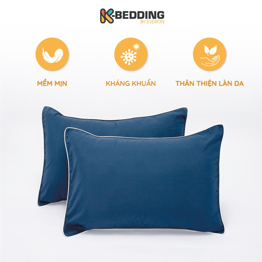 Ảnh Cặp vỏ gối nằm Microfiber K-Bedding by Everon KMS 45x65 cm (1 cặp) 1