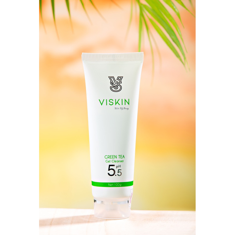 Ảnh Sữa rửa mặt VISKIN trà xanh không bọt pH 5.5 - 100g [CHÍNH HÃNG] 3
