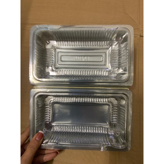 SET 100 hộp nhựa H04 đựng bánh bông lan