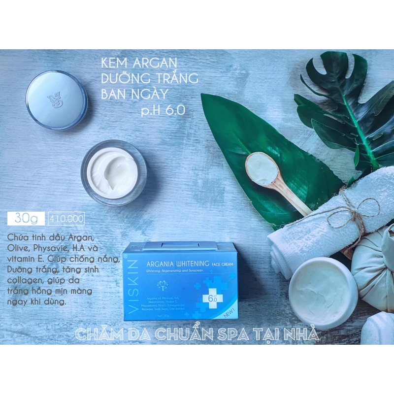 Ảnh Kem dưỡng trắng VISKIN tinh chất Argan - 30g [CHÍNH HÃNG] 4