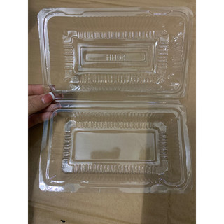 SET 100 hộp nhựa H04 đựng bánh bông lan