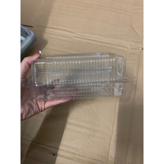 SET 100 hộp nhựa H04 đựng bánh bông lan