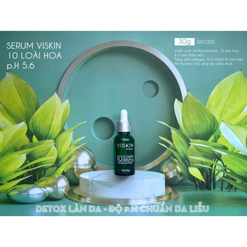Ảnh Serum 10 loài hoa VISKIN - 30g [CHÍNH HÃNG] 3