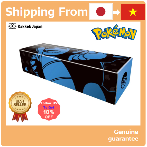 [TCG Nhật Bản] Trung tâm POKEMON Hộp đựng thẻ cao cấp TCG gốc Rùa ...