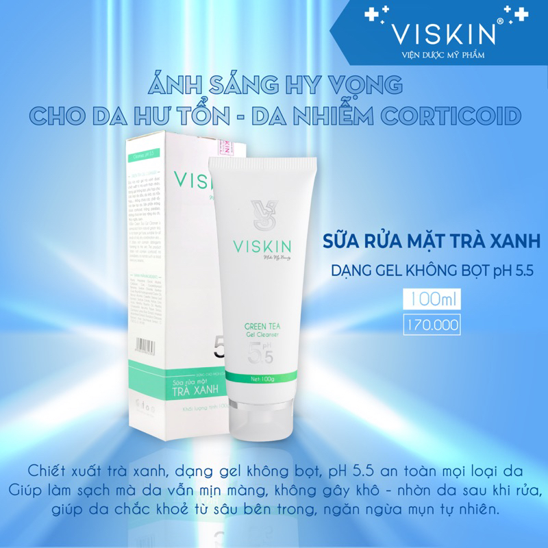 Ảnh Combo Giảm mụn VISKIN chuẩn da liễu (bộ 4 sản phẩm) [CHÍNH HÃNG] 1