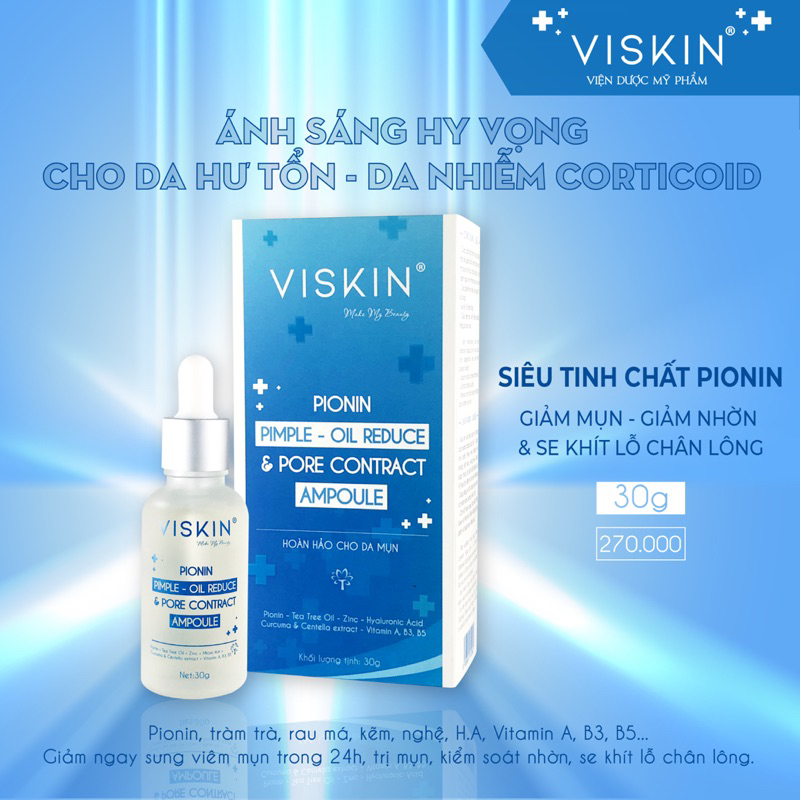 Ảnh Combo Giảm mụn VISKIN chuẩn da liễu (bộ 4 sản phẩm) [CHÍNH HÃNG] 3