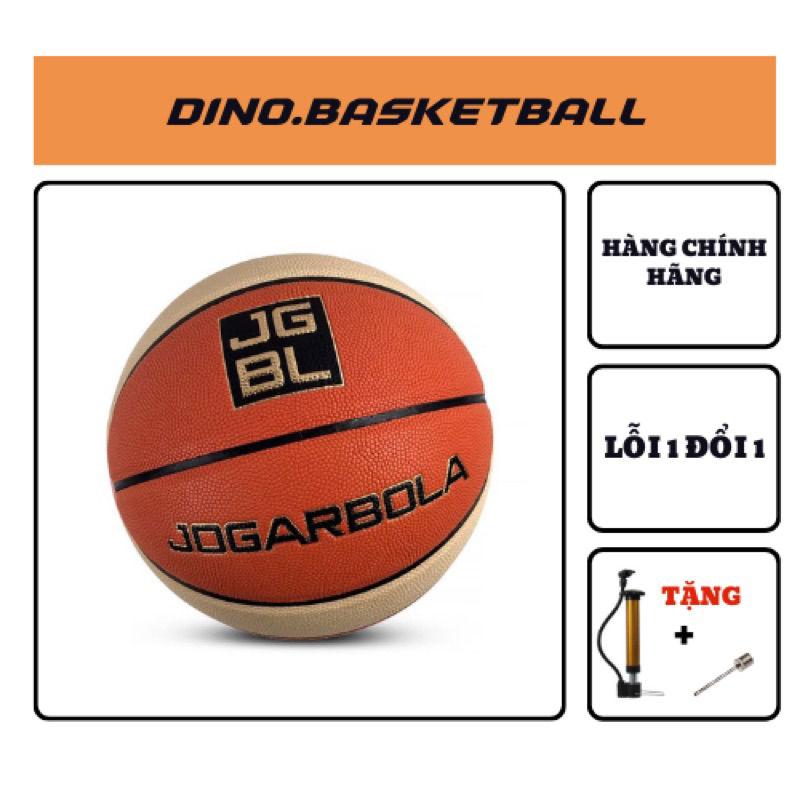 [ Số 6] Bóng Rổ Da PU Jogarbola J6000, banh bóng rổ Thi Đấu Chính Hãng ...