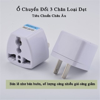 Phích cắm chuyển đổi từ 3 chấu sang 2 chấu chân dẹp