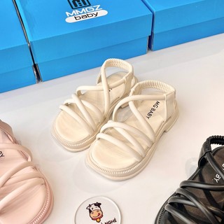 Dép Sandal Chiến Binh MG Baby Đan Chéo Quai Chun Co Giãn Da PU Mềm Mại Phong Cách Hàn Quốc (SD38)