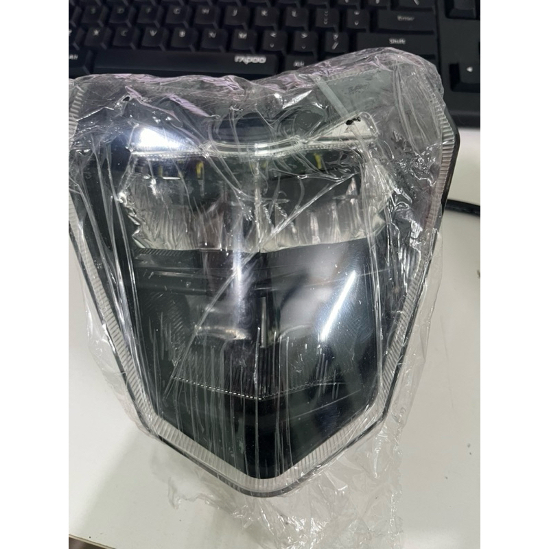 Đèn zinpat Xmen 2 Tầng màu titan cho xe điện Xmen ( lắp mặt nạ bi cầu)