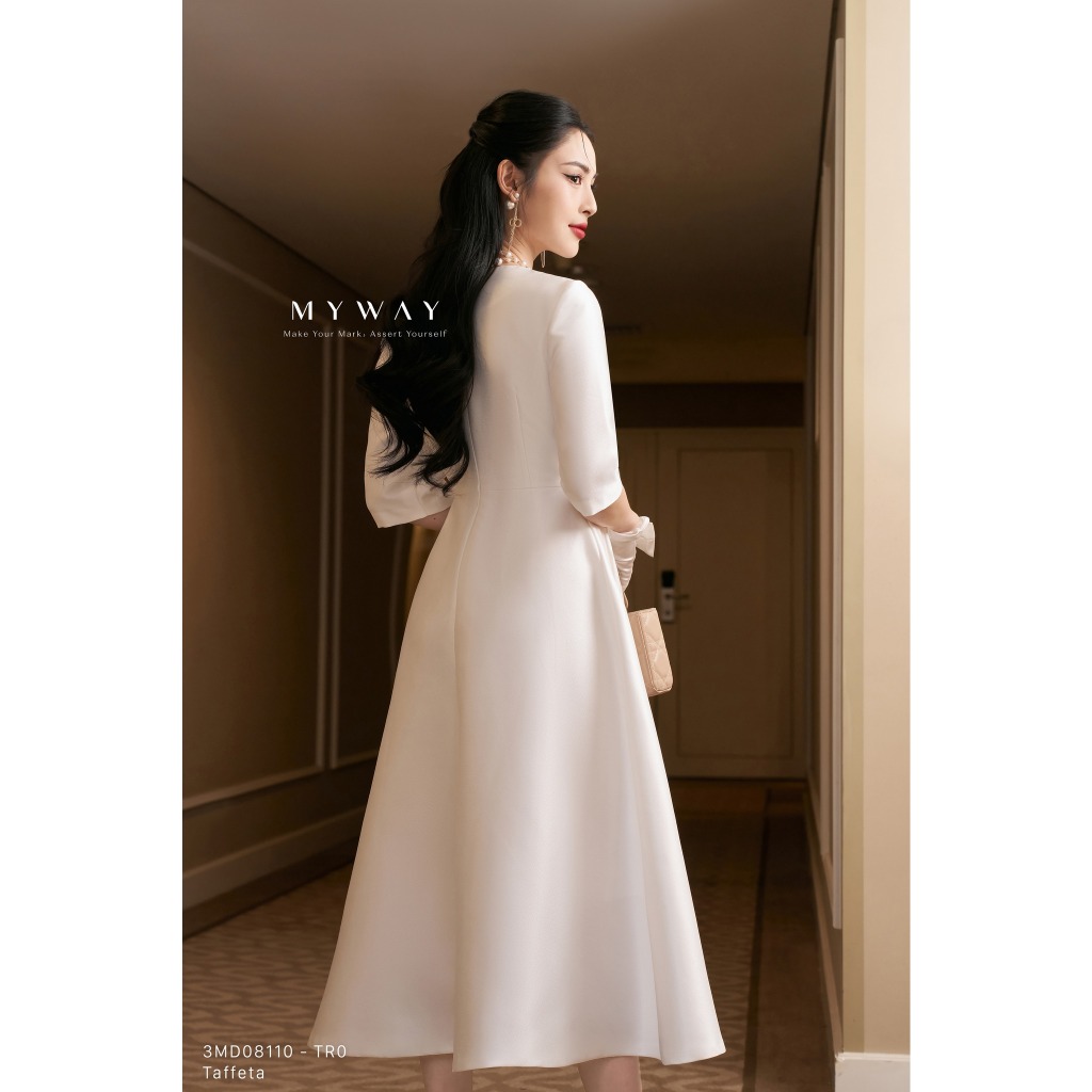 Ảnh Đầm Nữ Dự Tiệc My WAY Dáng Xòe Bồng Sang Trọng 3MD08110 TR0 3