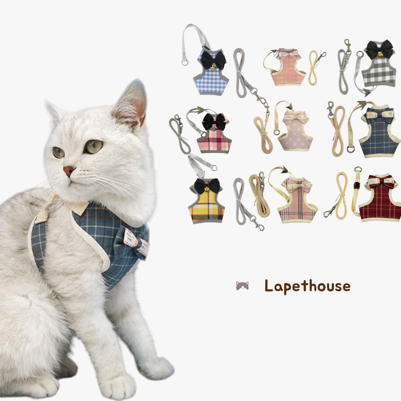 Dây Xích Cho Chó Mèo Có Chuông Đai Yếm Dắt Cột Thú Cưng 7kg Dẫn Poodle Xít Đeo Cổ Thỏ Con Chuột Hamster Lapet House