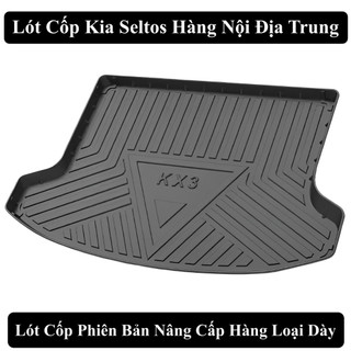 ( Hàng Loại Dày ) Lót Cốp Kia Seltos Hàng Nội Địa Trung Chống Mài Mòn Gấp Mép