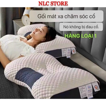 (HÀNG LOẠI 1) Gối Ngủ Chống Đau Mỏi Vai Gáy Gối Spa Êm Chống Đau Cổ - Gối Chống Ngáy Giảm Mệt