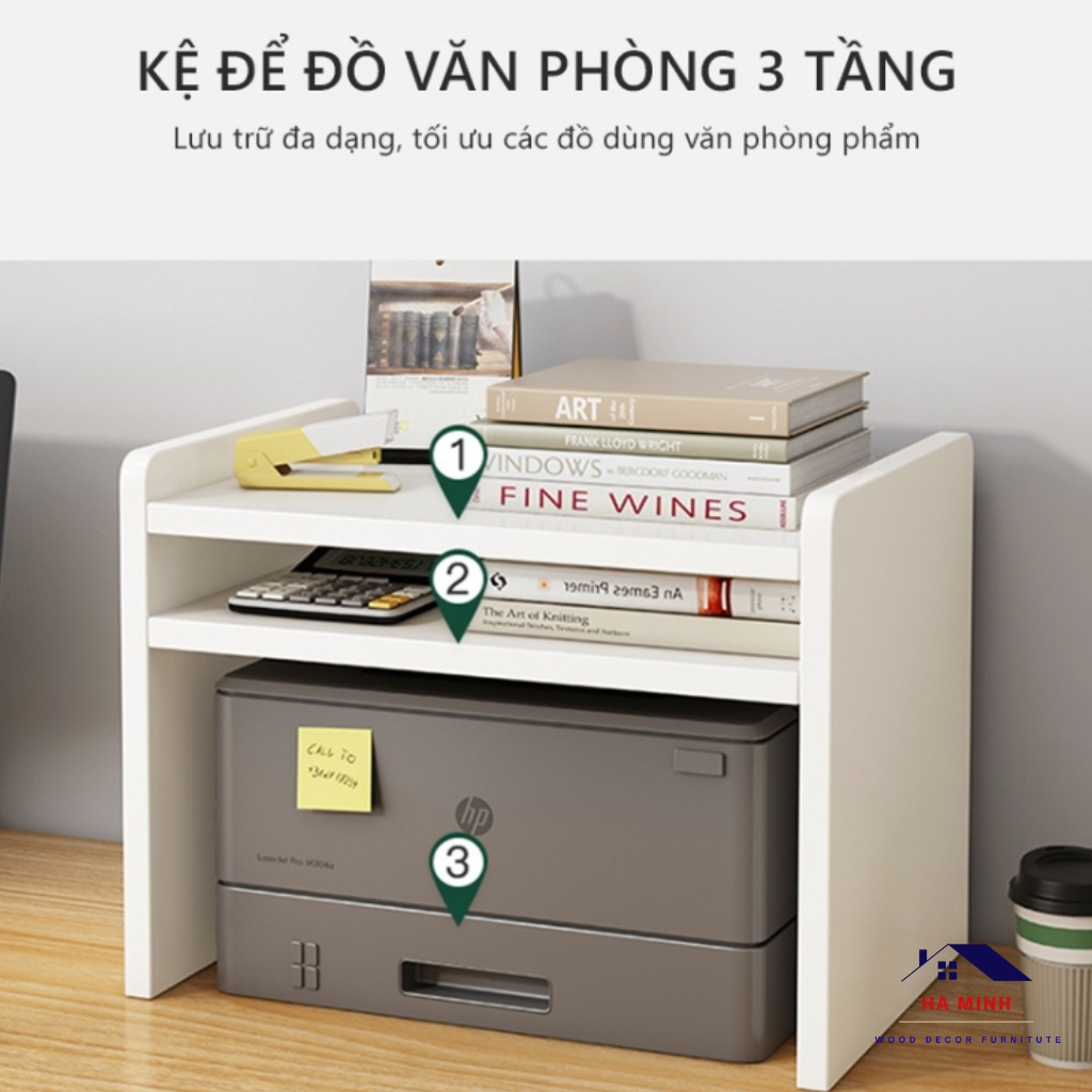 Kệ máy in bàn làm việc để máy in tài liêu văn phòng HM -193