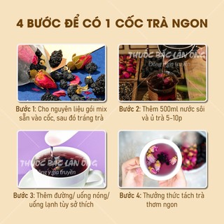 5- 10 Set mộc trà sinh huyết, bồi bổ khí huyết (dưỡng sinh, bổ huyết) - Lãn Ông