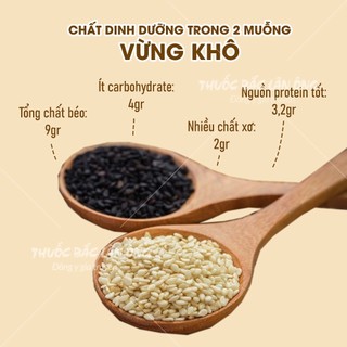 Hạt mè (vừng) trắng, đen 100g (Dùng làm bánh, nấu ăn, làm sữa hạt)