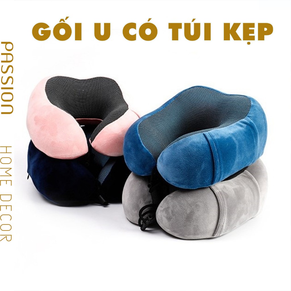 Gối Tựa Cổ Chữ U Bằng Cao Su Non