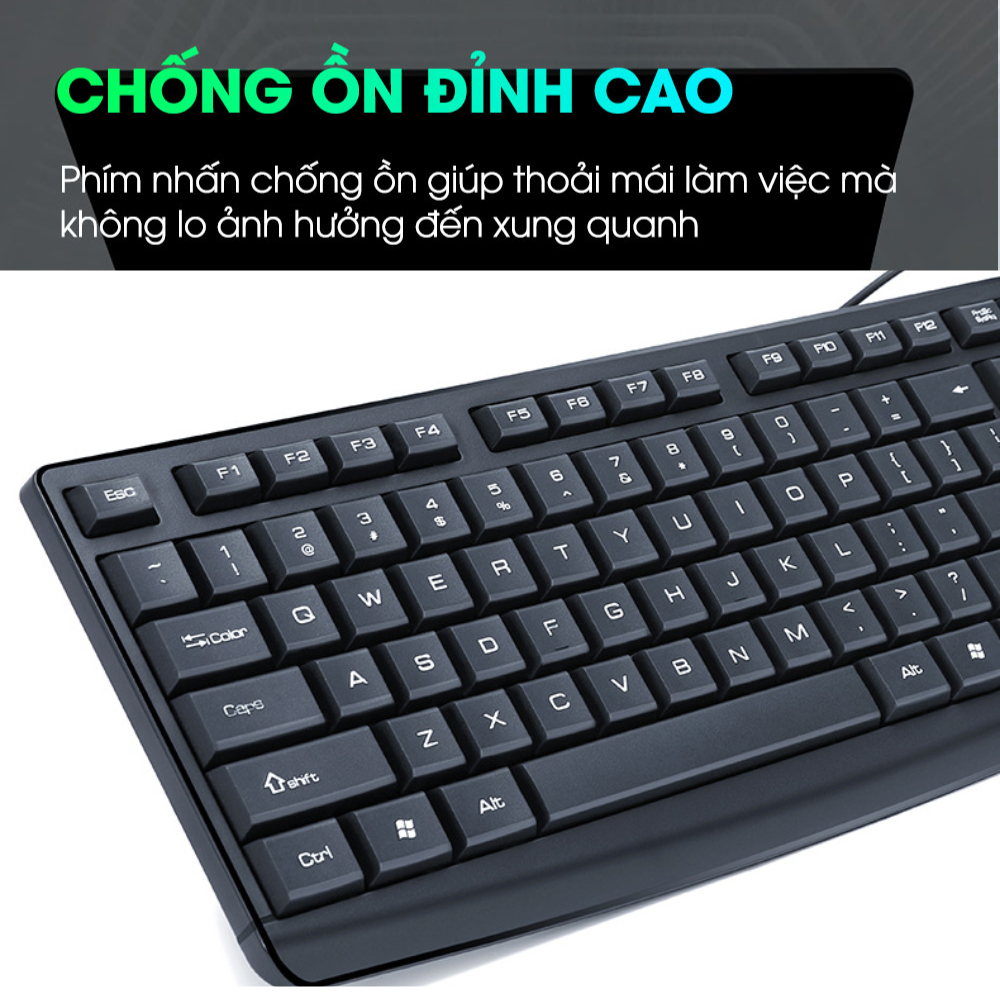Bàn phím vi tính DEIOG DY-807S 1000DPI chống mài mòn siêu bền dành cho game thủ , làm việc