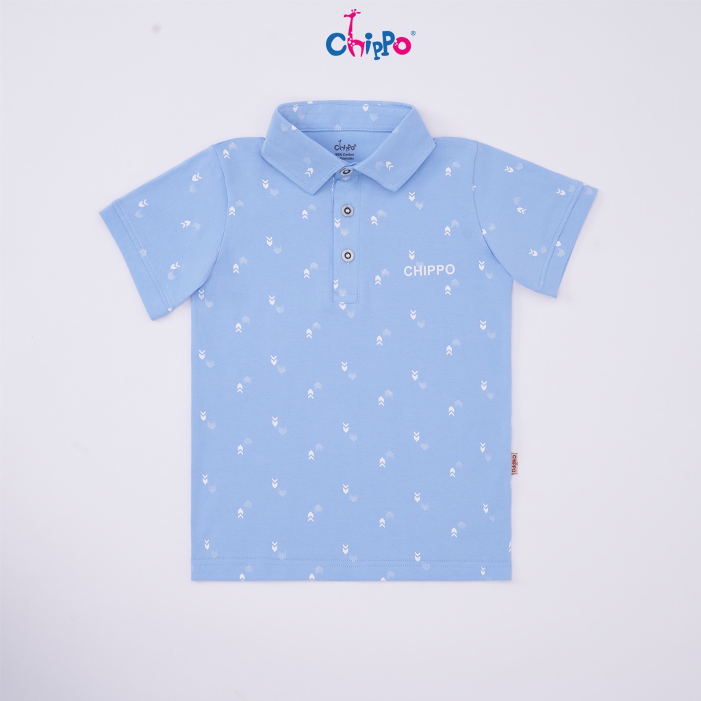 Ảnh Áo Polo trẻ em Chippo i chất liệu Cotton mềm min, thoáng khí,áo thun sơ mi đi học cho bé từ 6 đến 10 tuổi (22-33Kg) 1