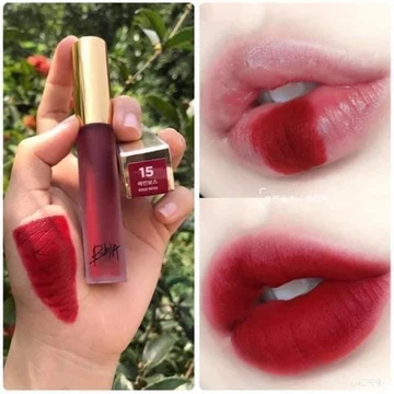 Son kem lì Đỏ gạch, đỏ rượu super matte không chì bền màu lâu trôi