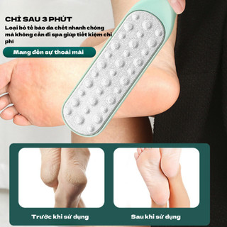 Cây chà gót chân, dụng cụ mài gót chân hai mặt, đồ nạo gót, bào và tẩy da chết bằng tay.