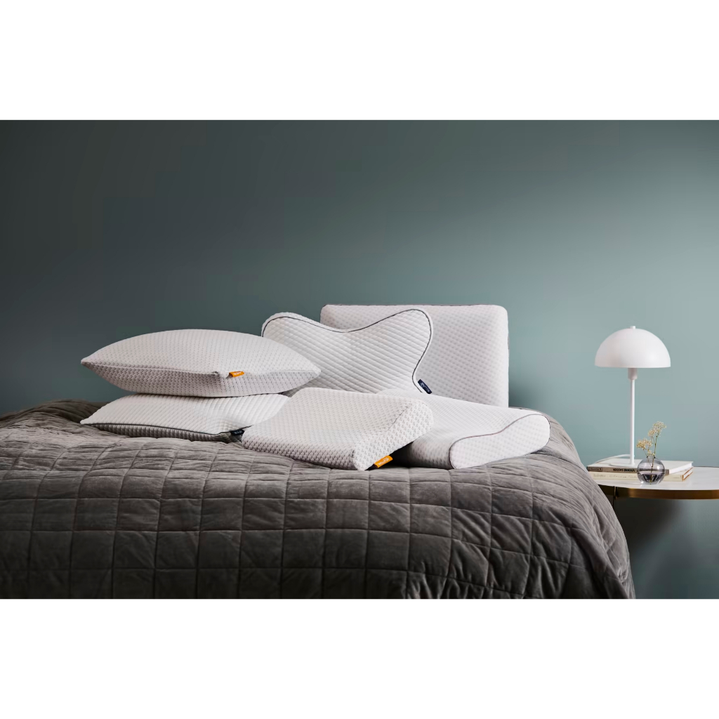 Ảnh Bộ 2 ruột gối Memory Foam | JYSK Wellpur Kvina | xám | R30xD50xC10/7cm 2