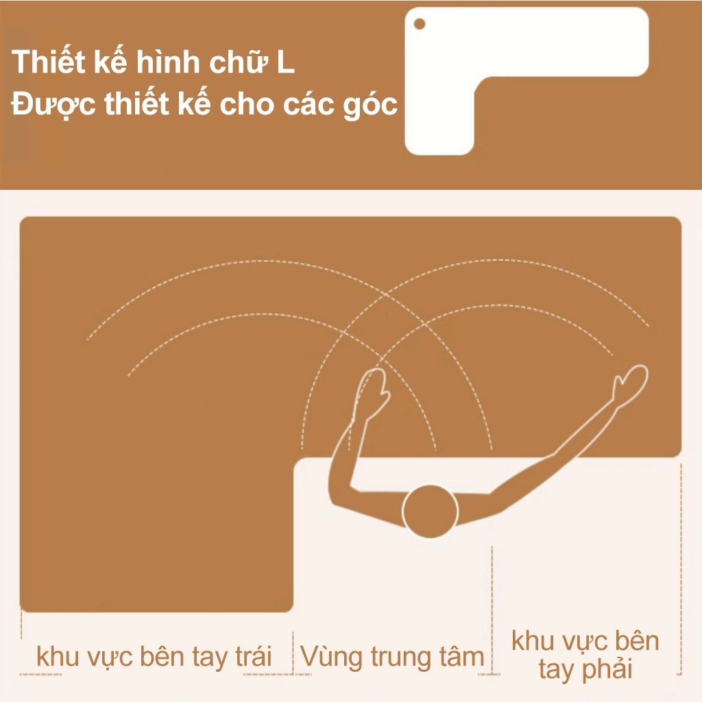 SUNNY Bàn làm việc Bàn học chữ L   Mặt Gỗ Rộng Rãi  - đặt 2 góc trái phải 140x100x75cm