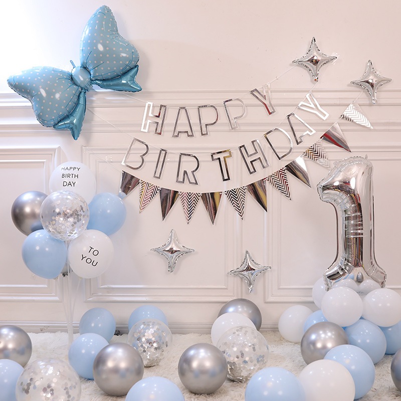 Dây chữ Happy Birthday trang trí sinh nhật nhiều mẫu đa dạng dễ thương - Kem Shop K9