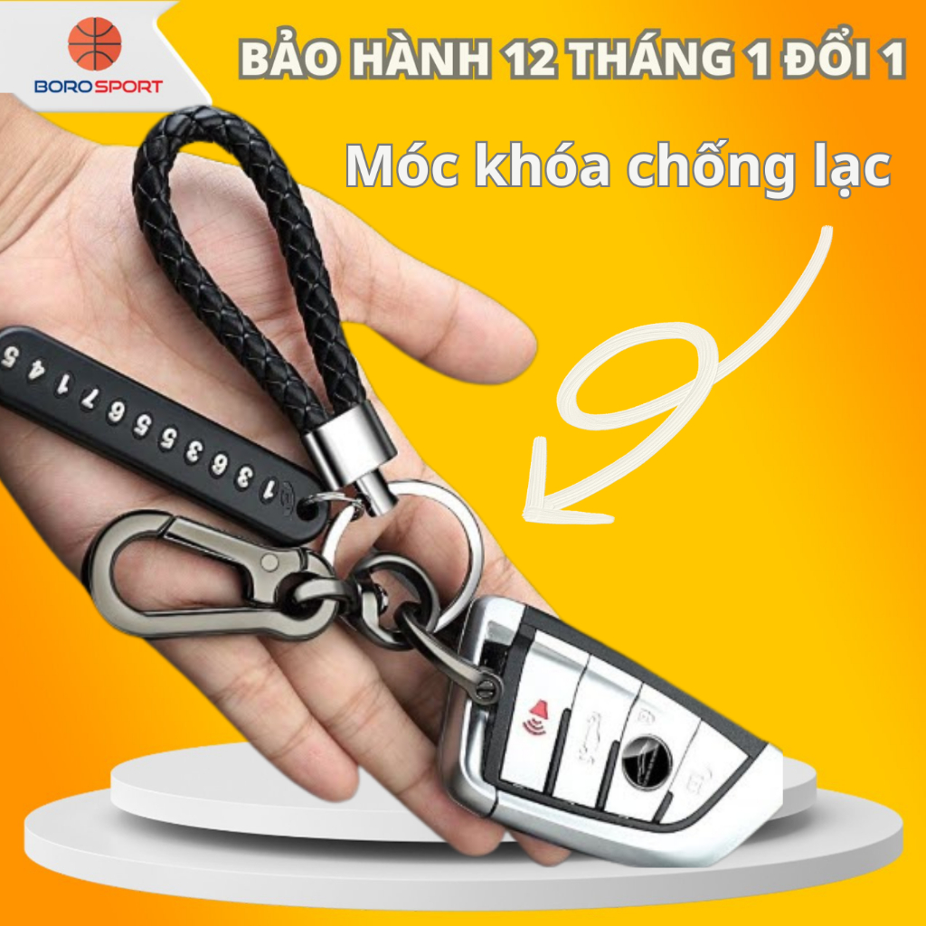Ảnh Móc Chìa Khóa Gắn Số Điện Thoại Cleacco – Boro Sport | Mẫu Mới 2025 | Chống Thất Lạc Thông Minh – Tiện Dụng 2