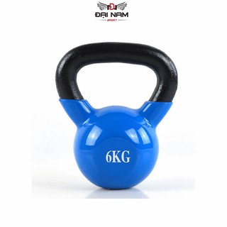 Tạ Bình Vôi,Tạ Quai Xách 6kg Thép Nguyên Khối Bọc Cao Su Cao Cấp Đại Nam Sport