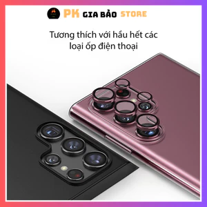 Lens dán camera S24 Ultra, S24 Plus, S24, S23 Ultra, S23Plus, S22 Ultra kim loại, cường lực camera