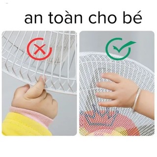 LƯỚI BỌC QUẠT CHỐNG BỤI CO GIÃN DÂY RÚT – COMBO 2 – LƯỚI CHE QUẠT AN TOÀN CHO BÉ, DÙNG QUẠT 16–18 INCH