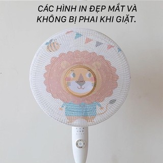 LƯỚI BỌC QUẠT CHỐNG BỤI CO GIÃN DÂY RÚT – COMBO 2 – LƯỚI CHE QUẠT AN TOÀN CHO BÉ, DÙNG QUẠT 16–18 INCH