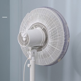 LƯỚI BỌC QUẠT CHỐNG BỤI CO GIÃN DÂY RÚT – COMBO 2 – LƯỚI CHE QUẠT AN TOÀN CHO BÉ, DÙNG QUẠT 16–18 INCH