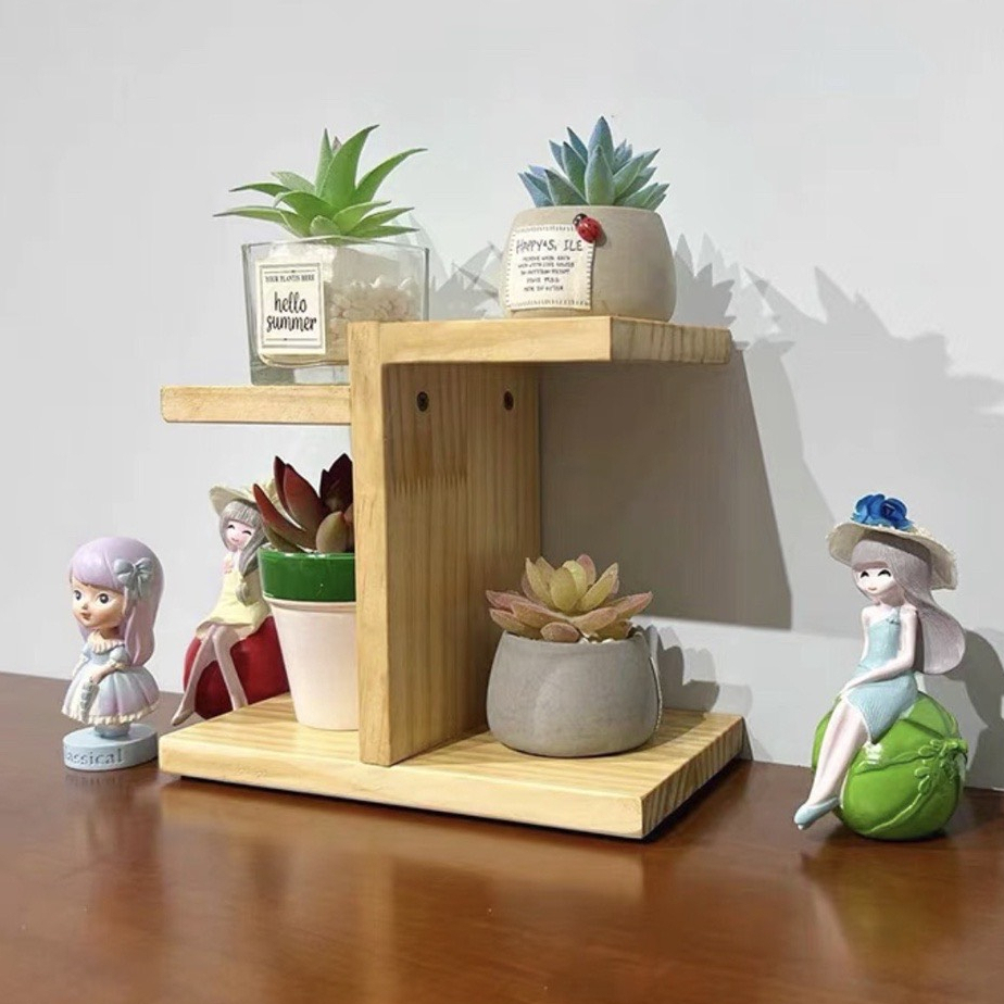 Kệ Gỗ Để Bàn Trang Trí, Trưng Bày Chậu Cây Cảnh Mini HOME DECORSA ...