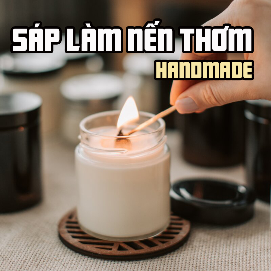 Sáp Đậu Nành, Sáp Ong, Paraffin, Acid Stearic, Sáp Thạch, Cọ Mềm, Hoa ...