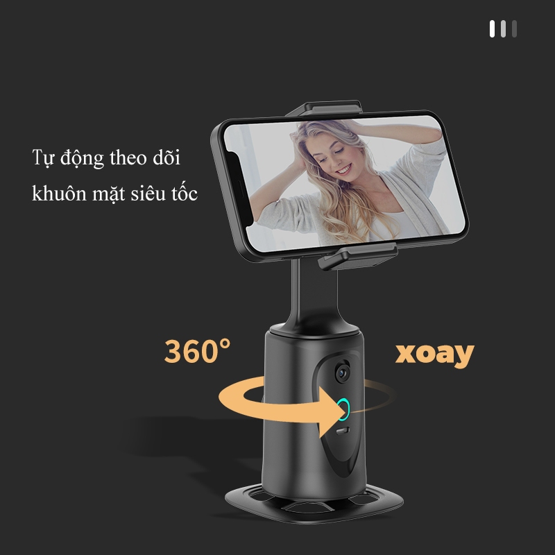 Giá Đỡ Điện Thoại Gimbal YL02 - quay video 360 °- tự động theo dõi khuôn mặt  - Chính Hãng HD Design