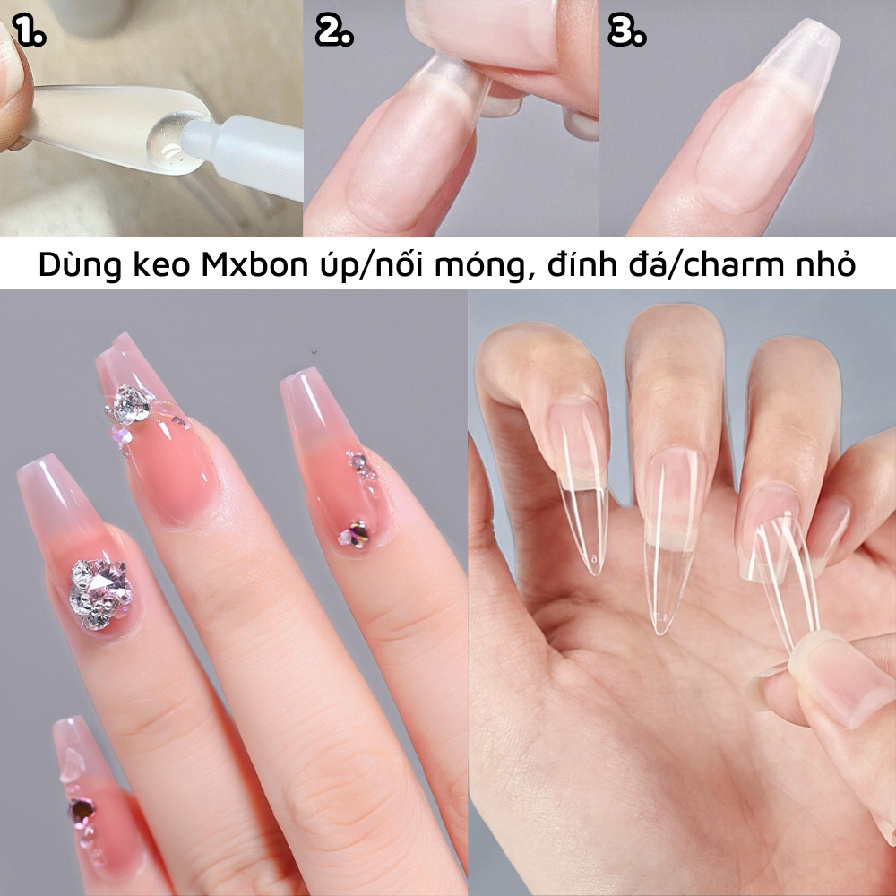 Keo Dán Móng, Keo Gắn Móng, Keo Dán Móng Giả Mbox 7g