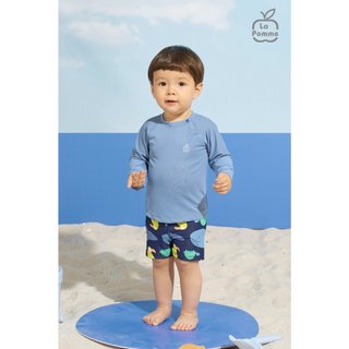 La pomme SS2024 Áo bơi dài tay La Pomme năng động cho bé