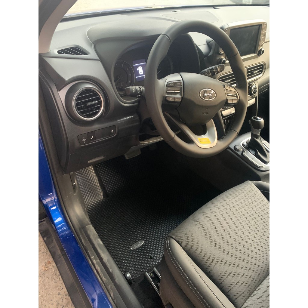 Thảm lót ô tô KATA cho xe Hyundai Kona (2018- 2025) - Khít với sàn, Chống trơn, Không mùi, Không ẩm mốc
