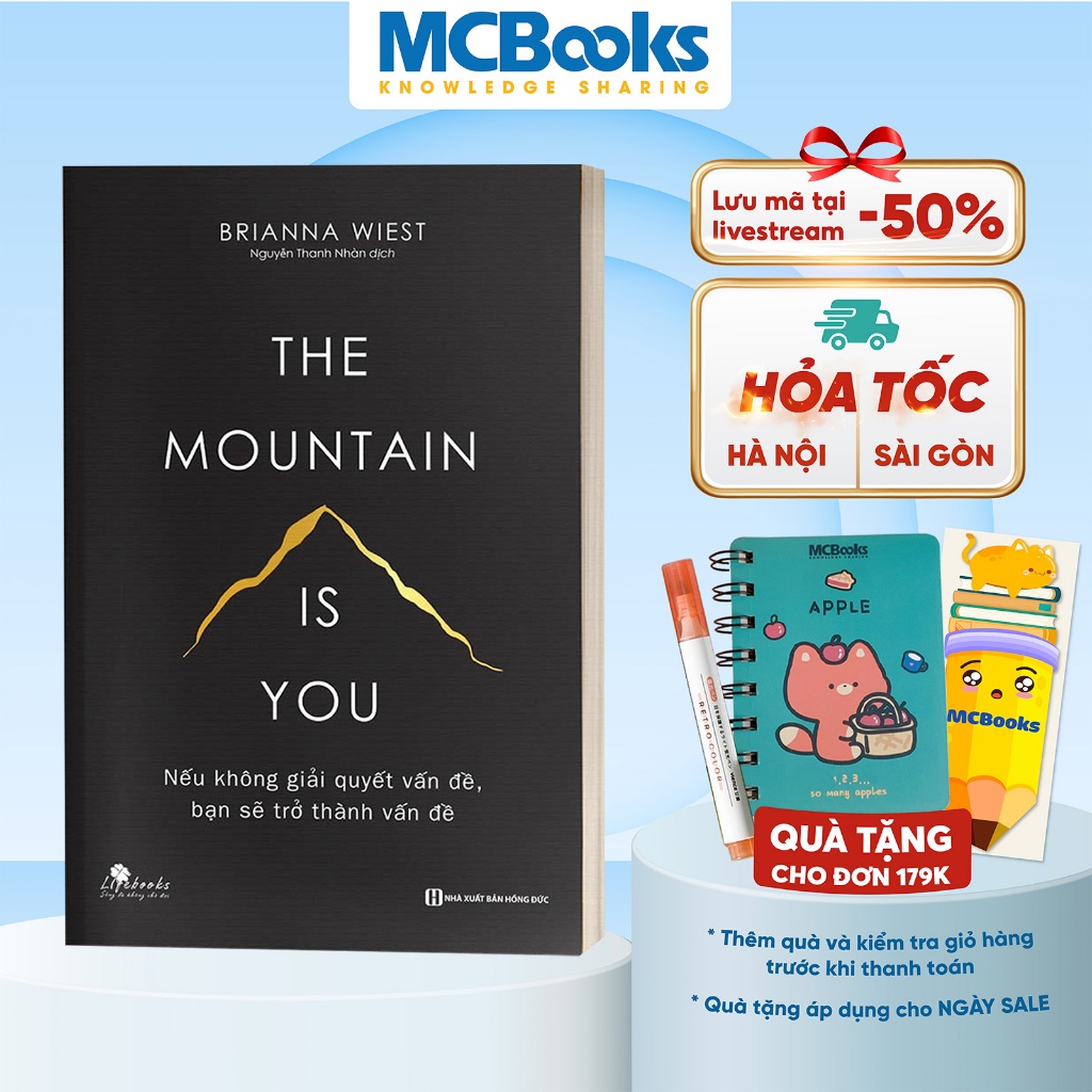 Sách - The mountain is you: Nếu không giải quyết vấn đề, bạn sẽ trở thành vấn đề