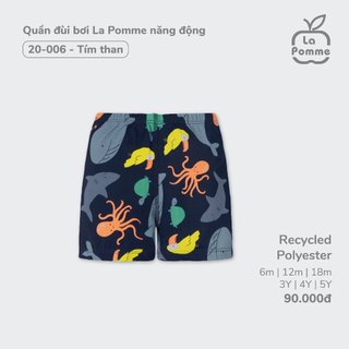 La pomme SS2024 Quần đùi bơi La Pomme năng động cho bé