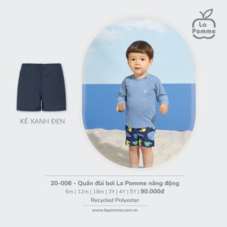 La pomme SS2024 Quần đùi bơi La Pomme năng động cho bé