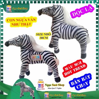 [ĐỘC LẠ] GẤU BÔNG CON NGỰA VẰN 3D ĐẸP NHƯ THẬT SIZE NHỎ 30CM - thú bông đồ chơi doll toy búp bê HÀNG ĐỘC NGỌC SUSI