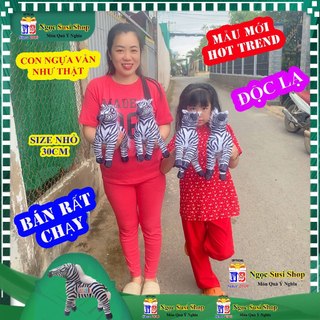 [ĐỘC LẠ] GẤU BÔNG CON NGỰA VẰN 3D ĐẸP NHƯ THẬT SIZE NHỎ 30CM - thú bông đồ chơi doll toy búp bê HÀNG ĐỘC NGỌC SUSI