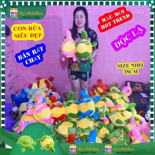 NHƯ THẬT] THÚ NHỒI BÔNG CON RÙA SIZE NHỎ 35CM MẪU MỚI HOT HIT - gấu bông đồ chơi doll toy búp bê HÀNG TREND NGỌC SUSI